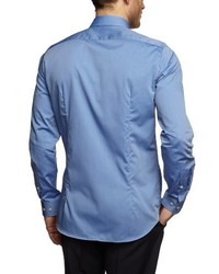 Chemise à manches longues bleu clair Strellson Premium