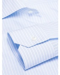 Chemise à manches longues bleu clair Ermenegildo Zegna