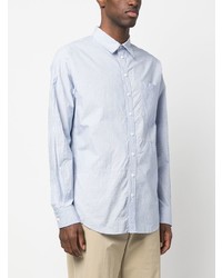 Chemise à manches longues bleu clair DSQUARED2