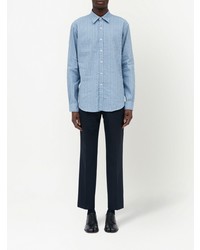 Chemise à manches longues bleu clair Maison Margiela