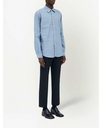 Chemise à manches longues bleu clair Maison Margiela