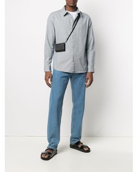 Chemise à manches longues bleu clair A.P.C.