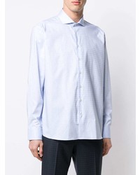 Chemise à manches longues bleu clair Etro