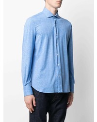 Chemise à manches longues bleu clair Orian