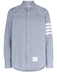 Chemise à manches longues bleu clair Thom Browne