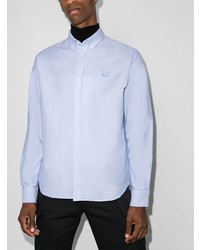 Chemise à manches longues bleu clair Kenzo