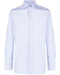 Chemise à manches longues bleu clair Tom Ford