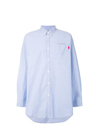 Chemise à manches longues bleu clair Undercover