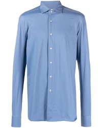 Chemise à manches longues bleu clair Xacus