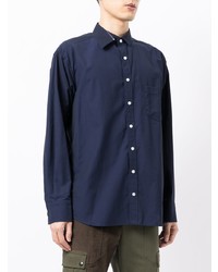 Chemise à manches longues bleu marine Kolor