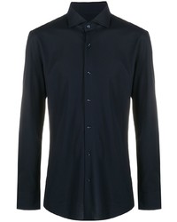 Chemise à manches longues bleu marine BOSS HUGO BOSS