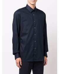 Chemise à manches longues bleu marine Karl Lagerfeld
