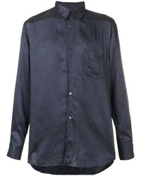 Chemise à manches longues bleu marine Comme Des Garcons SHIRT