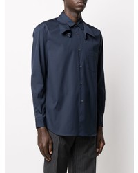 Chemise à manches longues bleu marine Comme Des Garcons SHIRT