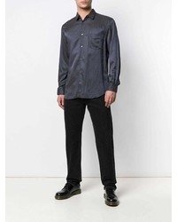 Chemise à manches longues bleu marine Comme Des Garcons SHIRT