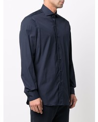 Chemise à manches longues bleu marine Xacus