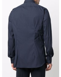 Chemise à manches longues bleu marine Xacus