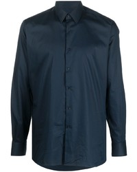 Chemise à manches longues bleu marine Karl Lagerfeld