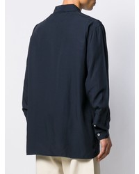 Chemise à manches longues bleu marine Jacquemus