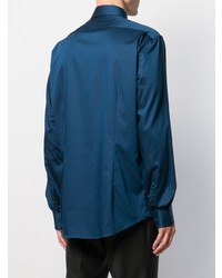 Chemise à manches longues bleu marine Calvin Klein