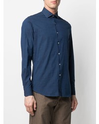 Chemise à manches longues bleu marine Xacus