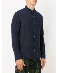 Chemise à manches longues bleu marine OSKLEN