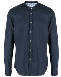 Chemise à manches longues bleu marine Manuel Ritz