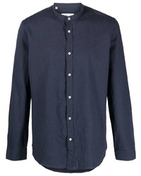 Chemise à manches longues bleu marine Manuel Ritz