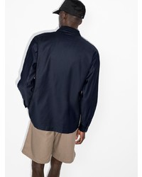 Chemise à manches longues bleu marine WTAPS