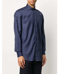 Chemise à manches longues bleu marine Xacus