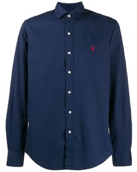 Chemise à manches longues bleu marine Polo Ralph Lauren