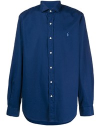 Chemise à manches longues bleu marine Polo Ralph Lauren