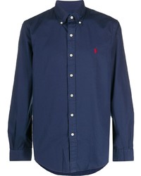 Chemise à manches longues bleu marine Polo Ralph Lauren