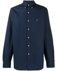 Chemise à manches longues bleu marine Polo Ralph Lauren