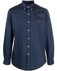 Chemise à manches longues bleu marine Polo Ralph Lauren