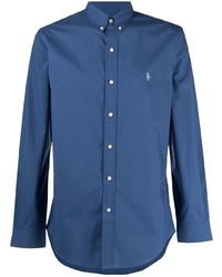 Chemise à manches longues bleu marine Polo Ralph Lauren