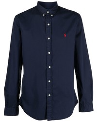 Chemise à manches longues bleu marine Polo Ralph Lauren