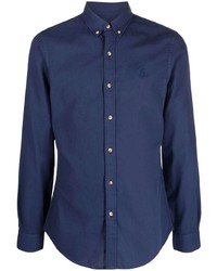 Chemise à manches longues bleu marine Polo Ralph Lauren