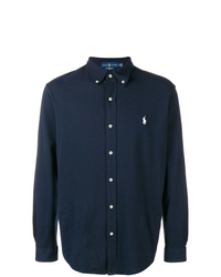 Chemise à manches longues bleu marine Polo Ralph Lauren