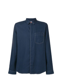 Chemise à manches longues bleu marine Ps By Paul Smith