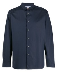 Chemise à manches longues bleu marine PS Paul Smith