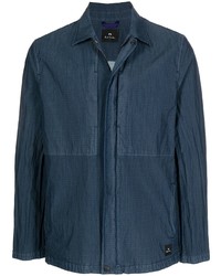 Chemise à manches longues bleu marine PS Paul Smith