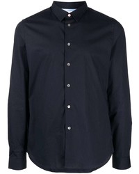 Chemise à manches longues bleu marine PS Paul Smith