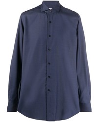 Chemise à manches longues bleu marine Xacus