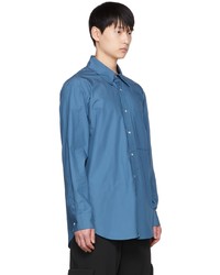 Chemise à manches longues bleue Wooyoungmi