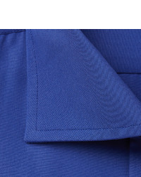 Chemise à manches longues bleue Canali