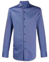 Chemise à manches longues bleue BOSS HUGO BOSS