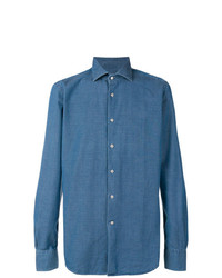 Chemise à manches longues bleue Glanshirt