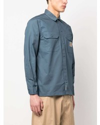 Chemise à manches longues bleue Carhartt WIP