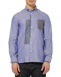 Chemise à manches longues bleue Junya Watanabe